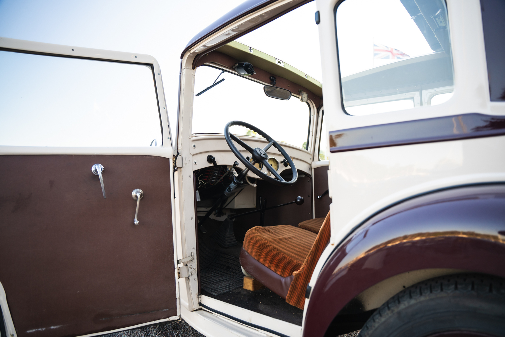Interiörbild 1938 American Bantam Model 30 Coupé