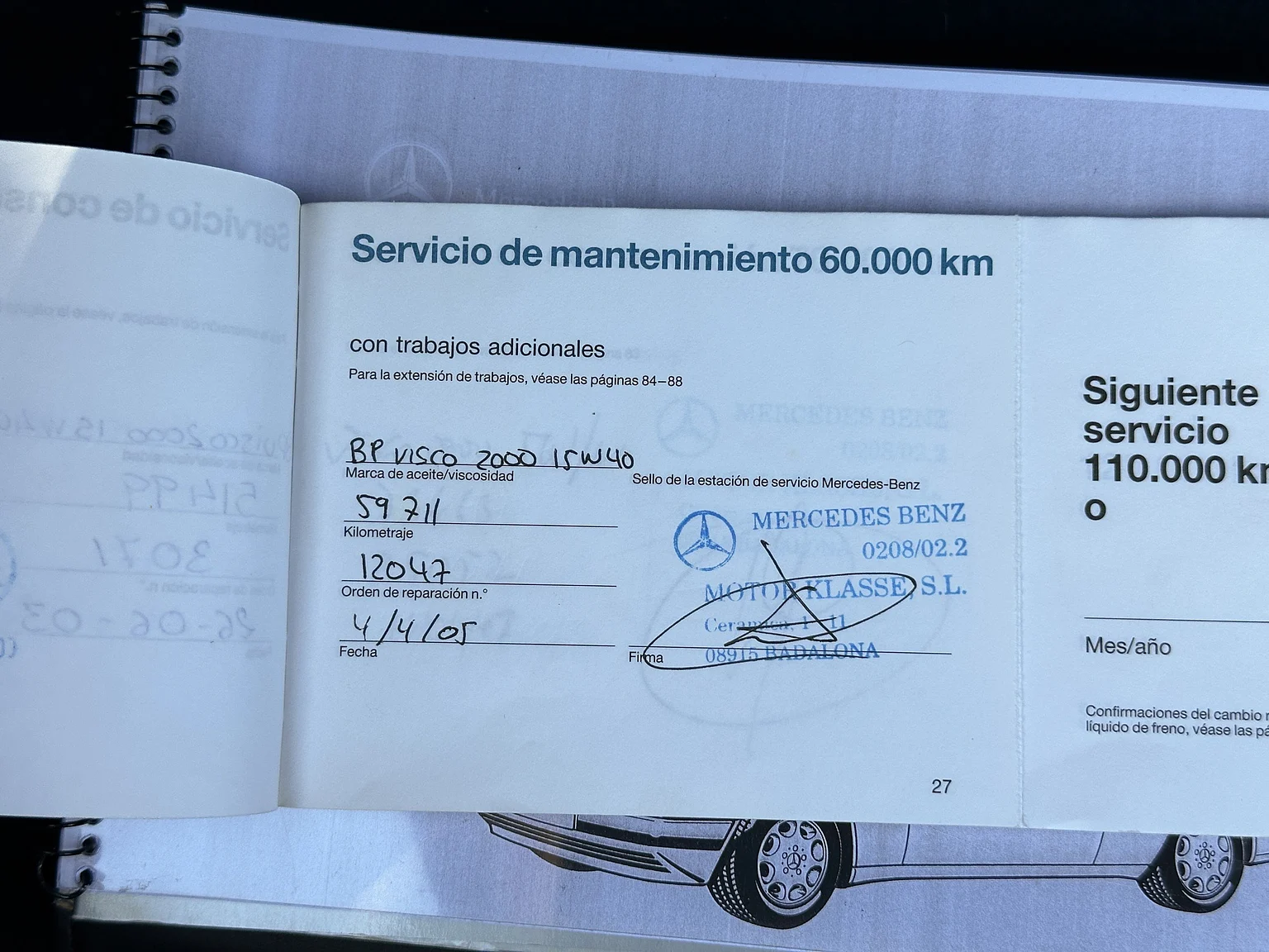Documentation for 1993 Mercedes-Benz 300 CE-24 Cabriolet (10)