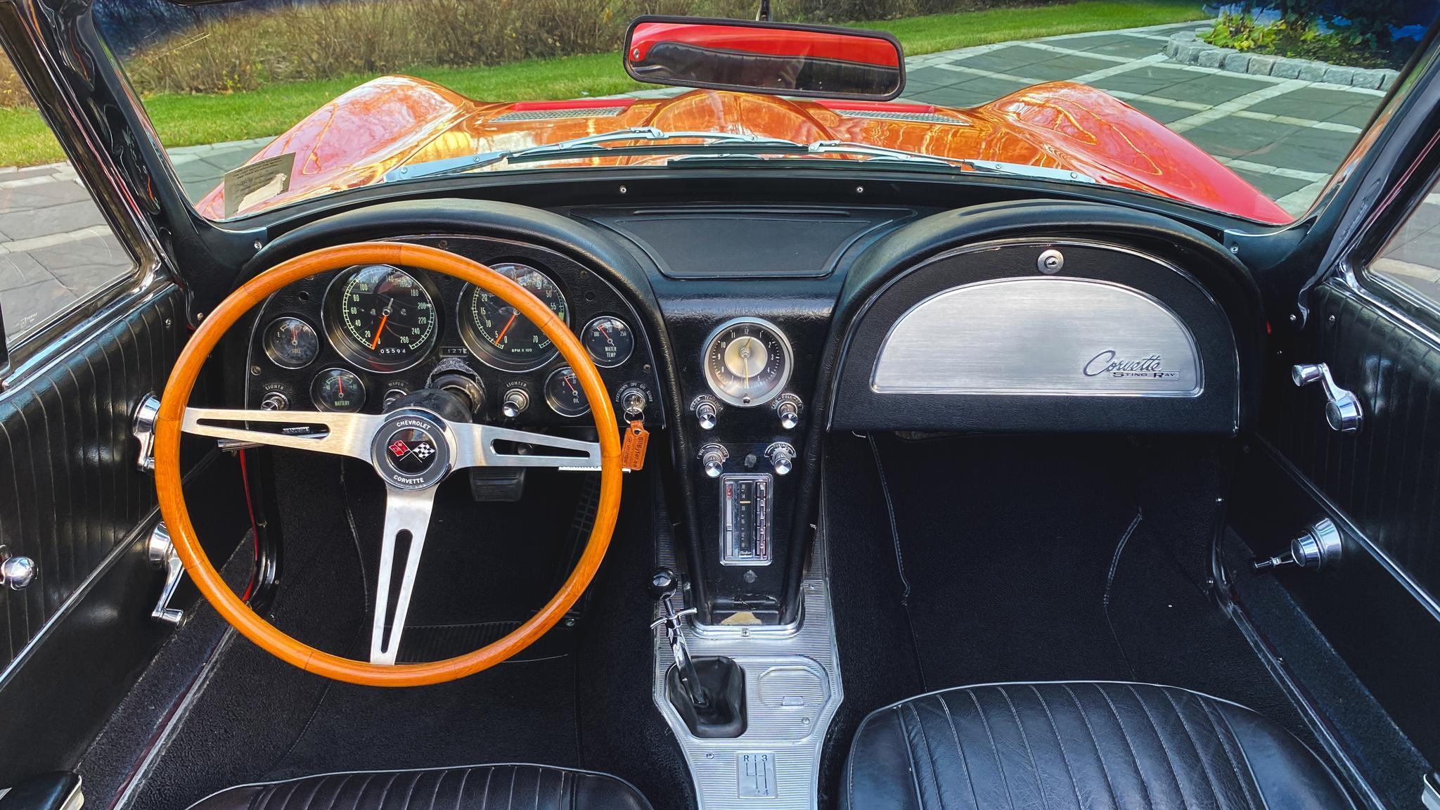 Interiörbild 1963 Corvette C2 Stingray