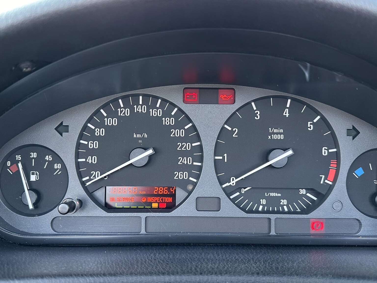 Interiörbild 1993 BMW 325i Convertible