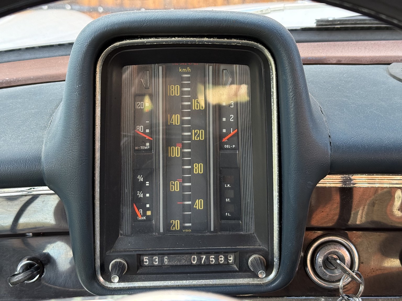 Interiörbild 1967 Mercedes-Benz 200