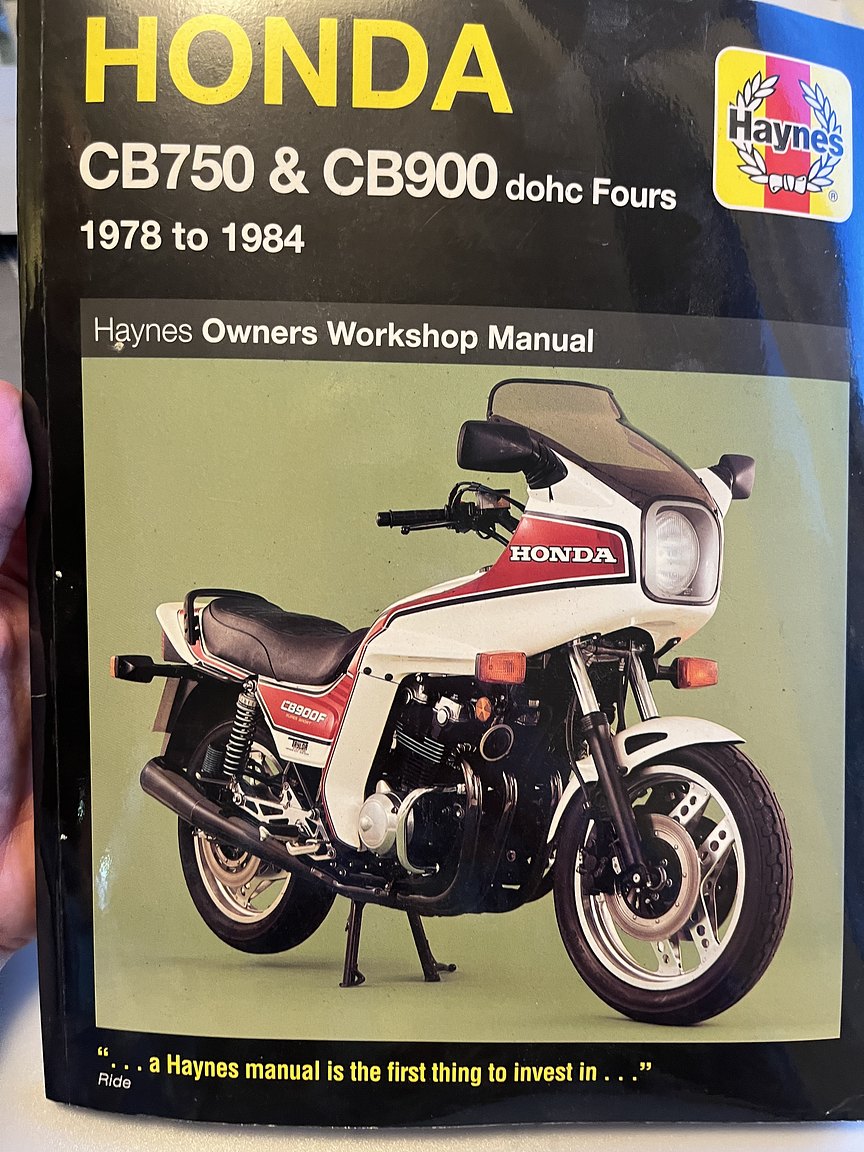 Dokumentation för 1979 Honda CB750K - NO RESERVE