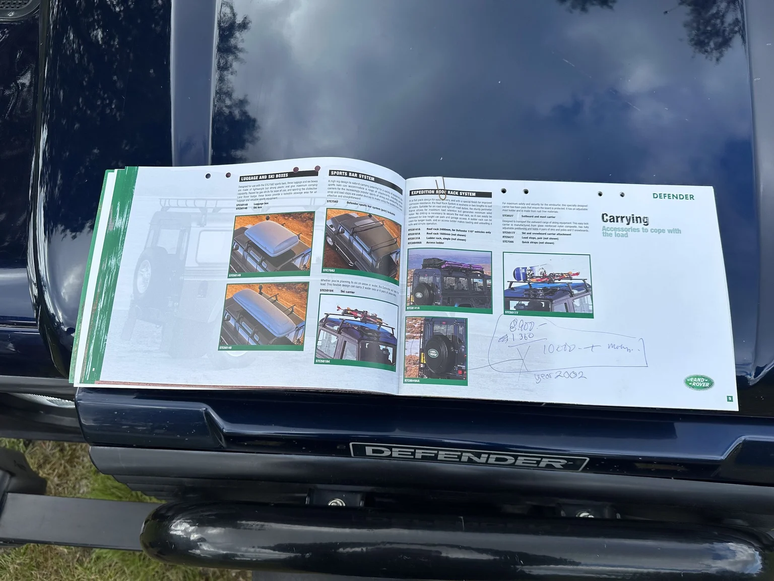 Documentation for 2002 Land Rover Defender 110 Kombi Td5 (9)