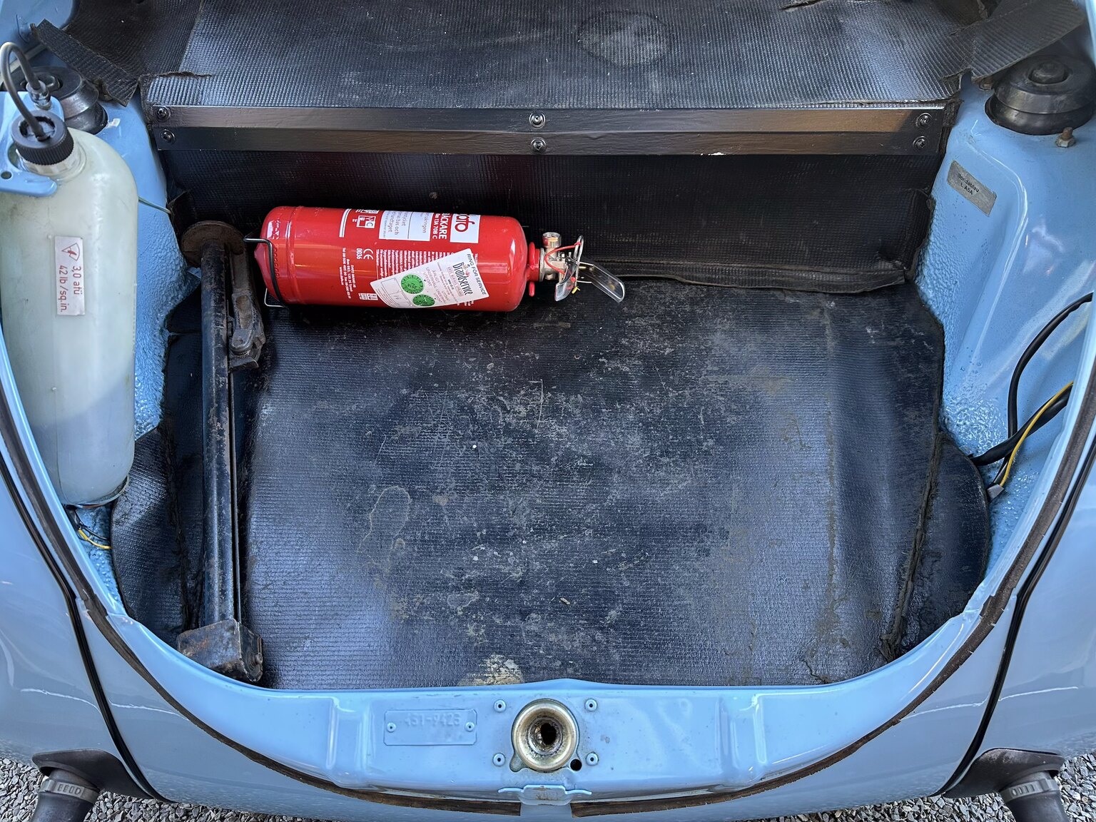 Interiörbild 1979 Volkswagen Beetle 1303 Käfer