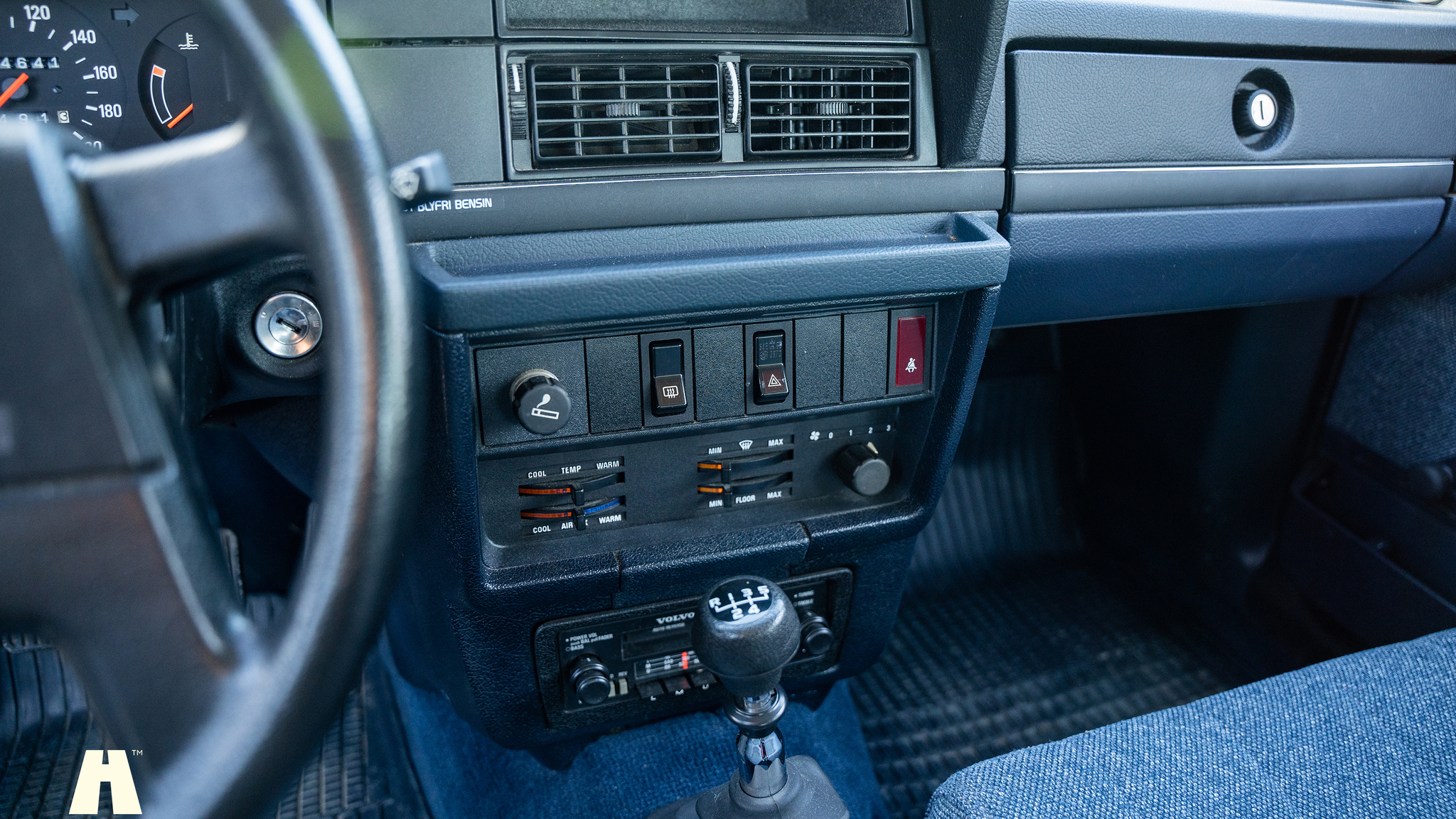 Innenraumfoto von 1988 Volvo 240 GL