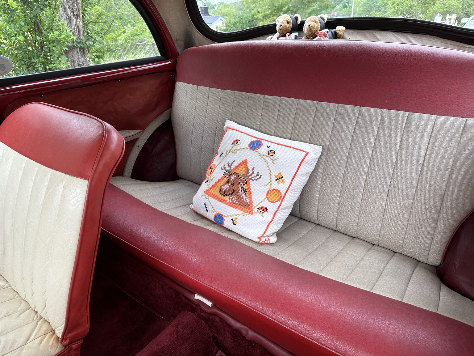Interiörbild 1958 Morris Minor 1000