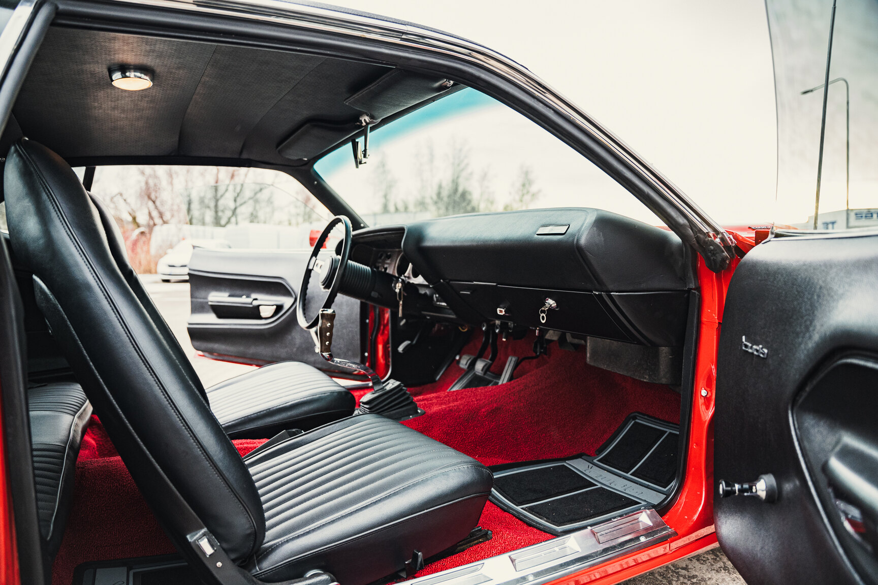 Interiörbild 1972 Plymouth Cuda 340