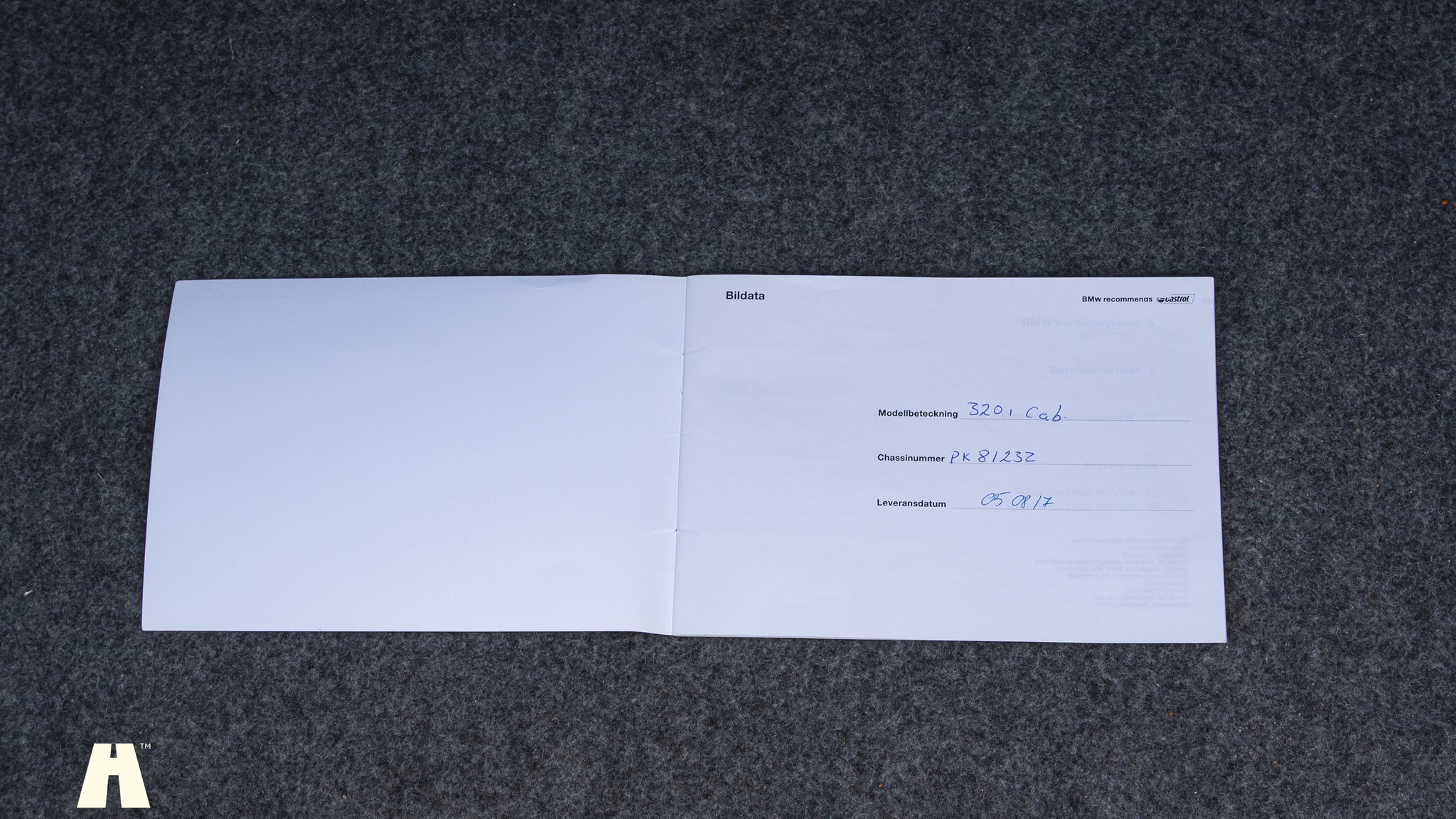 Dokumentation, 2005 BMW 320ci M-sport Cabriolet