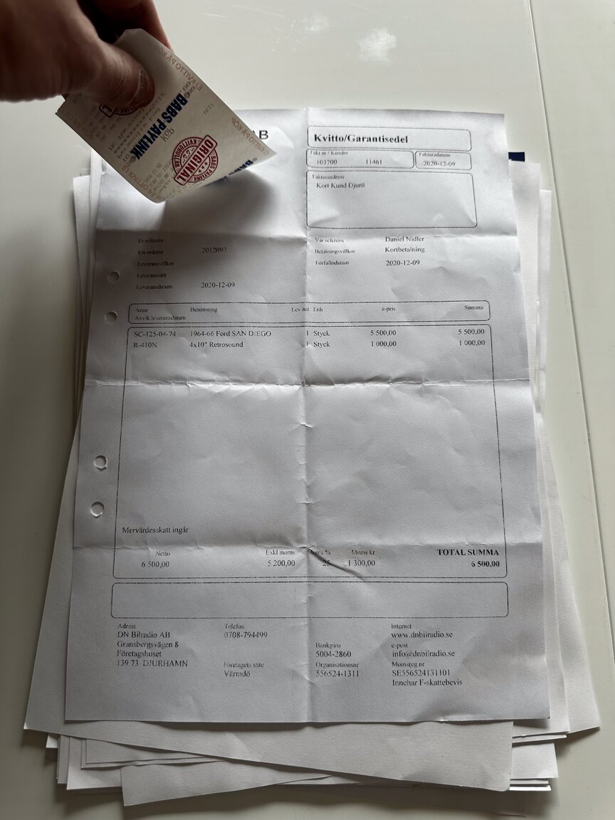 Dokumentation, 1965 Ford Mustang Cabriolet (54)