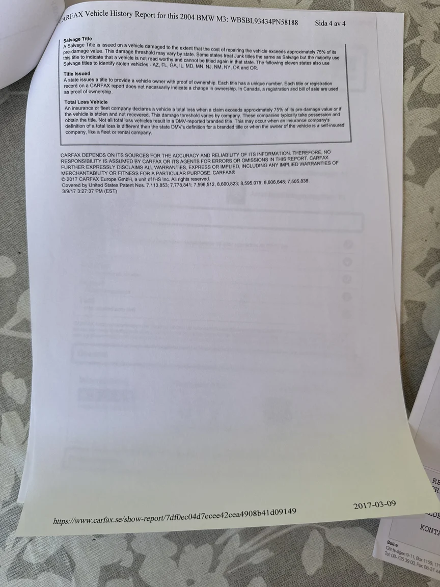 Documentation for 2004 BMW M3 Coupé (13)