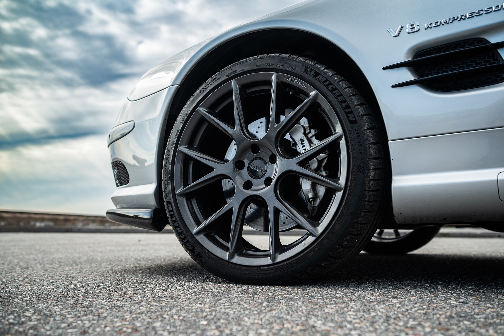 Exterior image of 2002 Mercedes SL 55 AMG