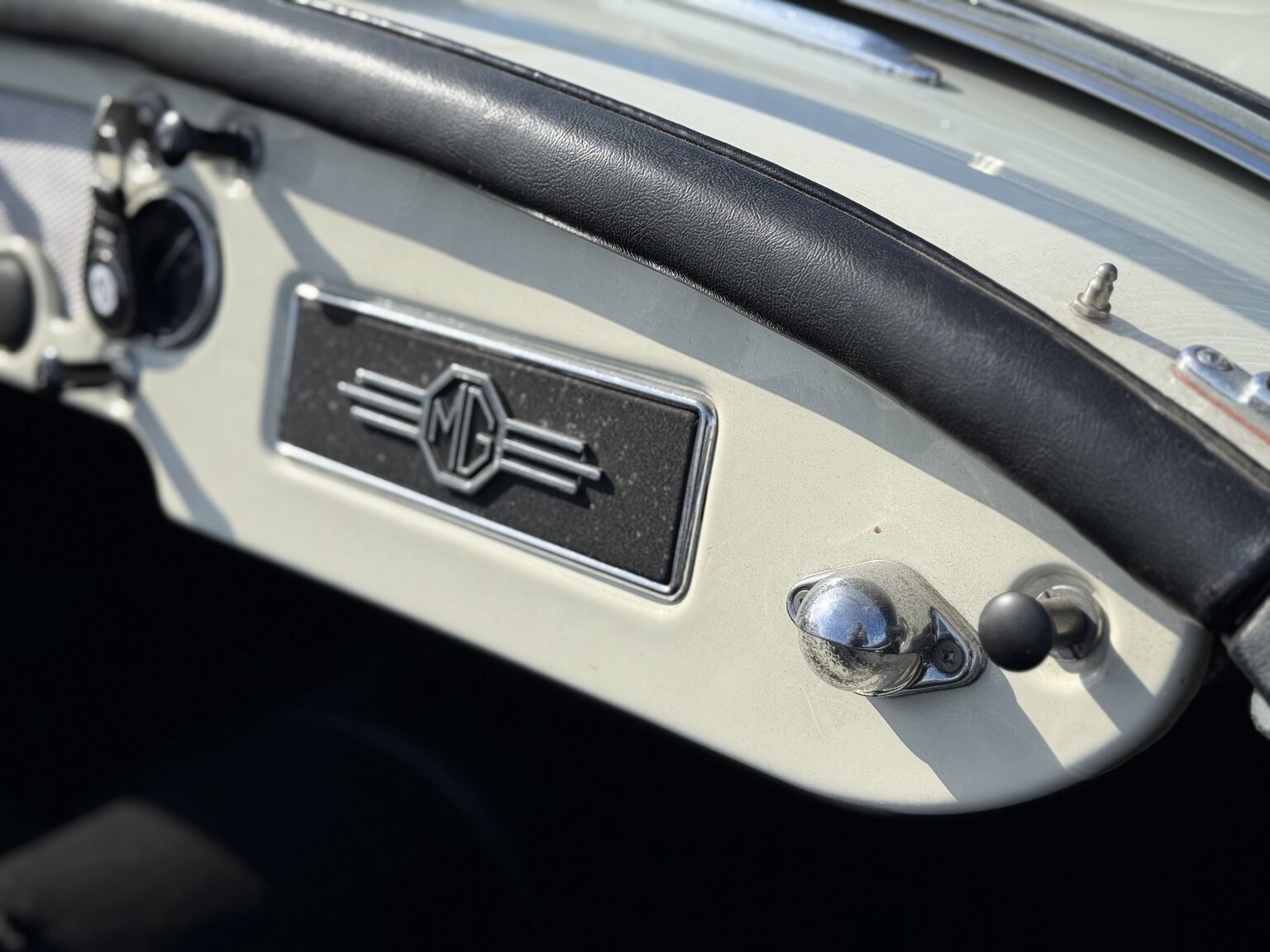 Interiörbild 1959 MG MGA 1500