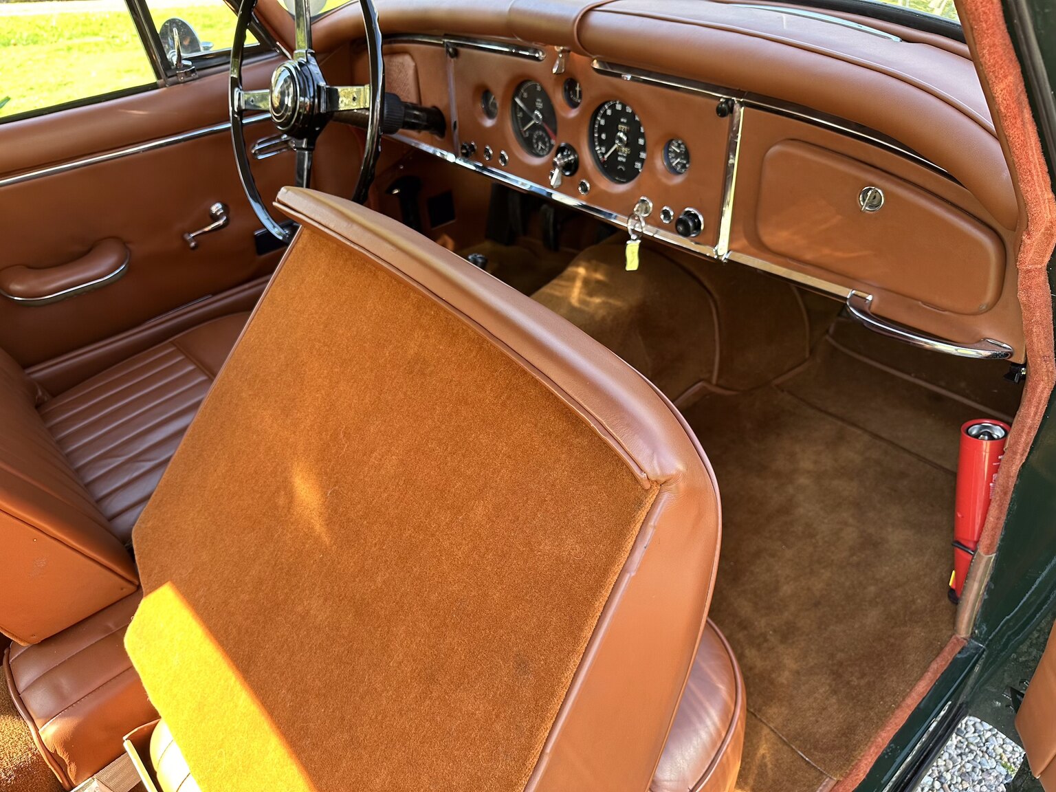 Interior image of 1958 Jaguar XK150