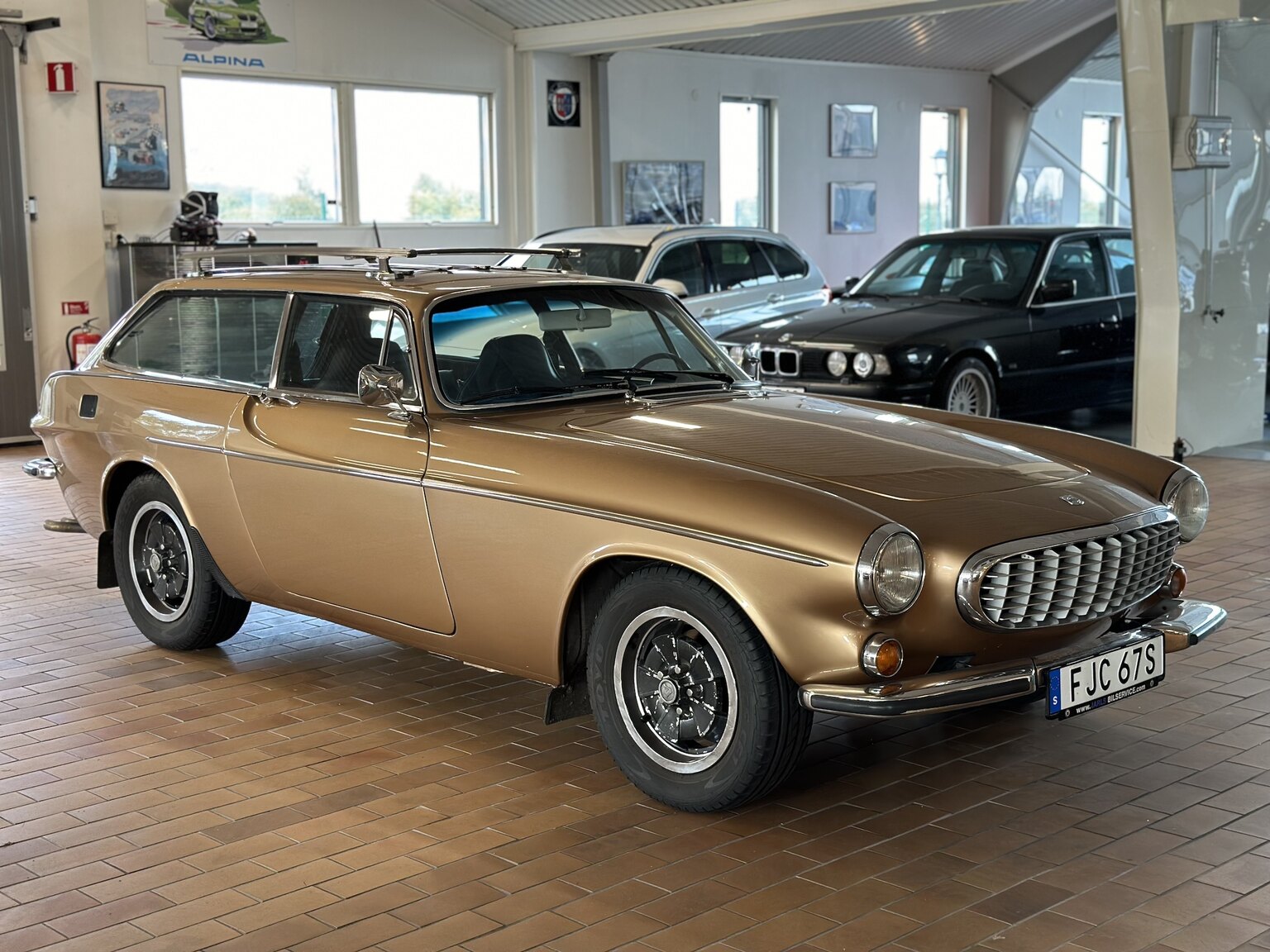 Interiörbild 1973 Volvo 1800 ES