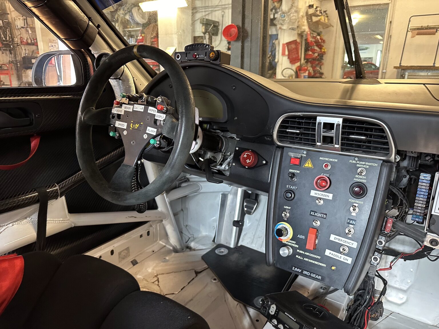 Interior image of Porsche 997 Cup
