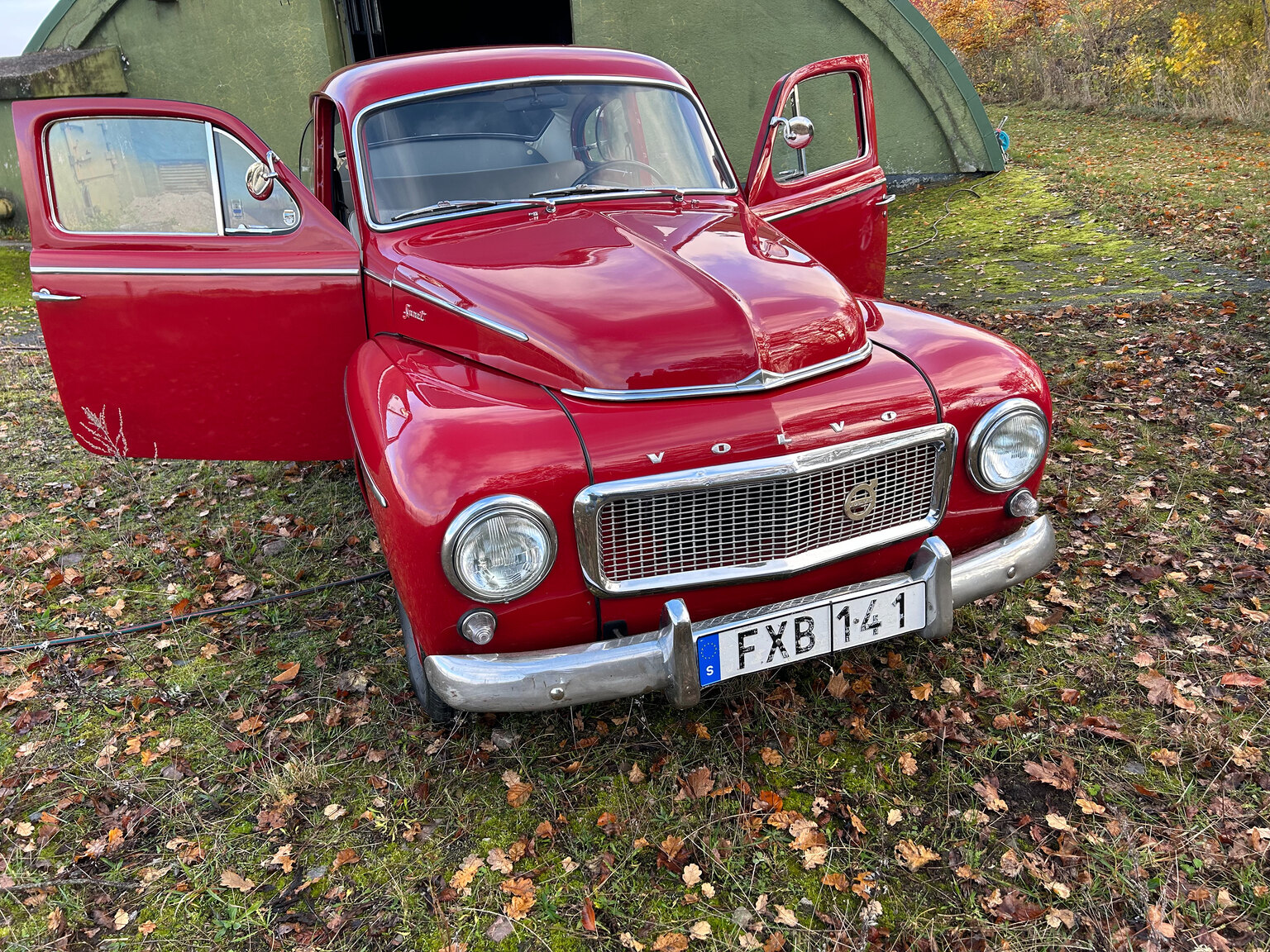 Exteriörbild på 1960 Volvo PV 544A Sport