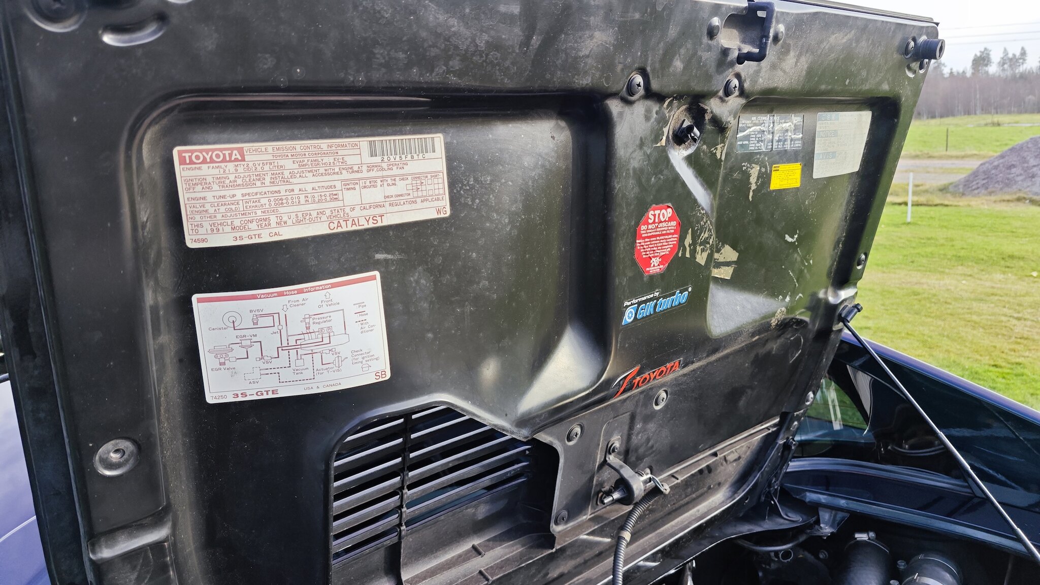 Image of 1991 Toyota MR2 Turbo GT-S mechanics