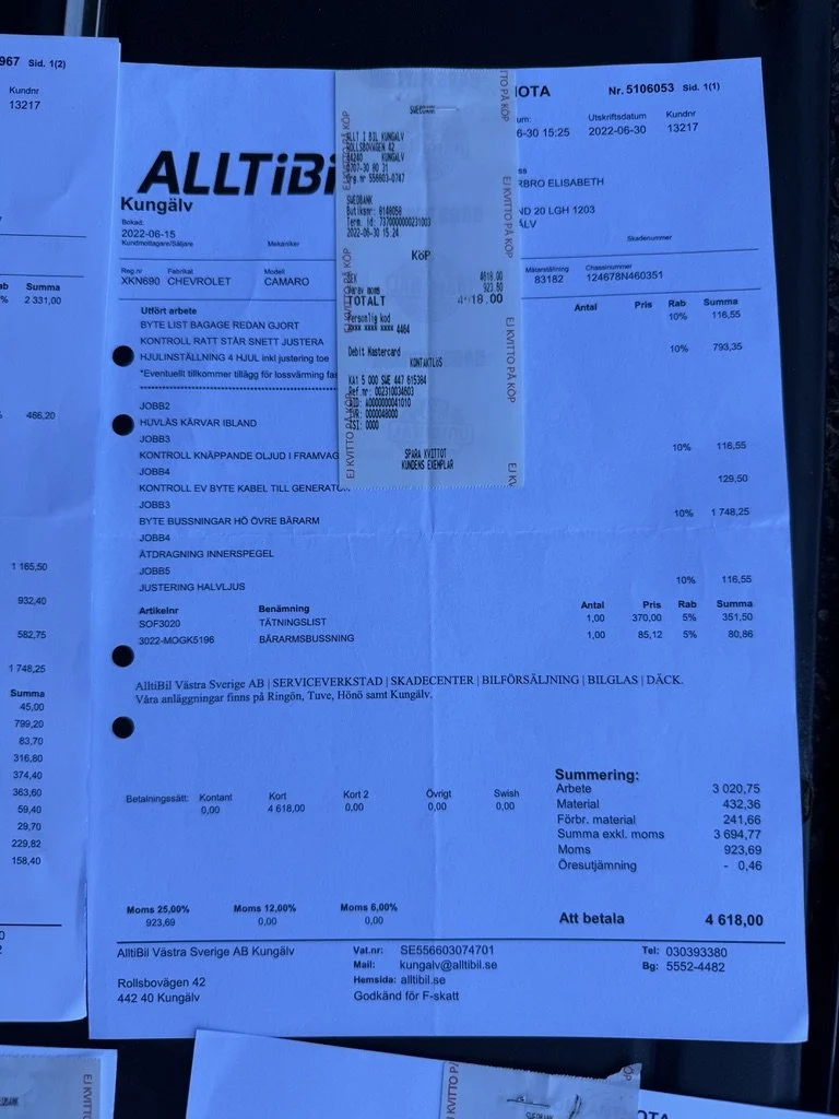 Documentation for 1968 Chevrolet Camaro Convertible (7)