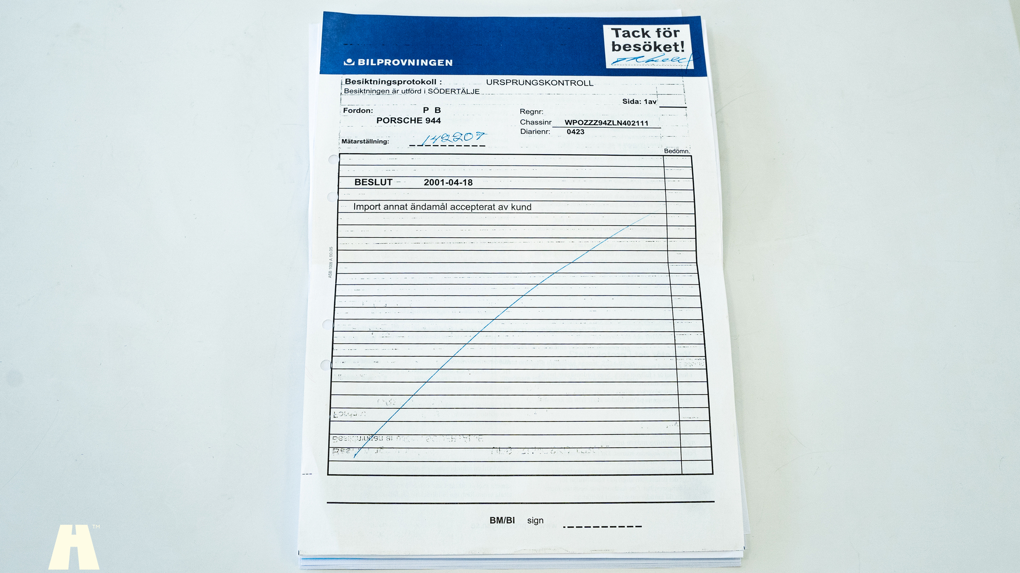 Documentation for 1990 Porsche 944 S2 (5)