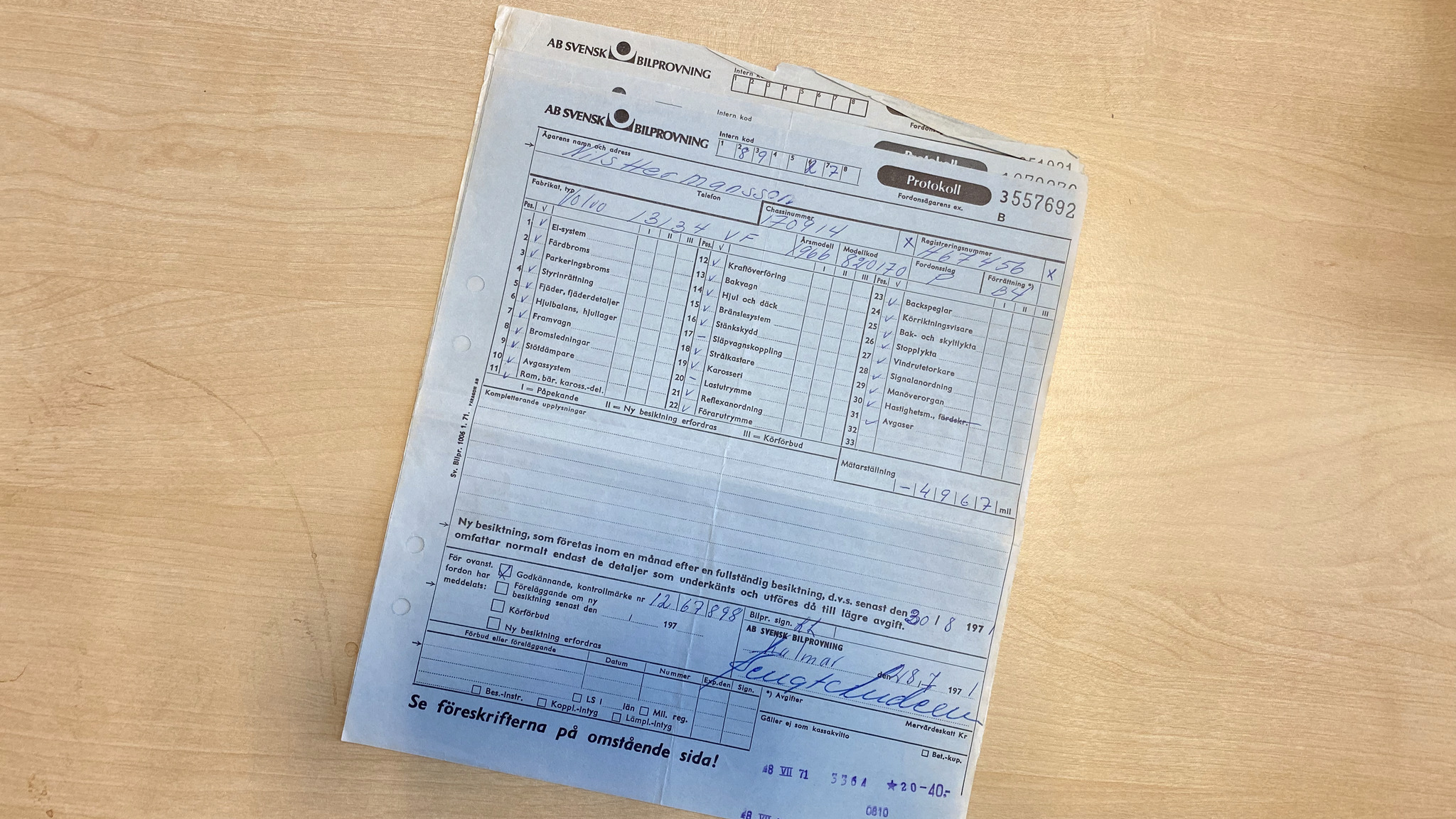 Documentation for 1966 Volvo Amazon (64)