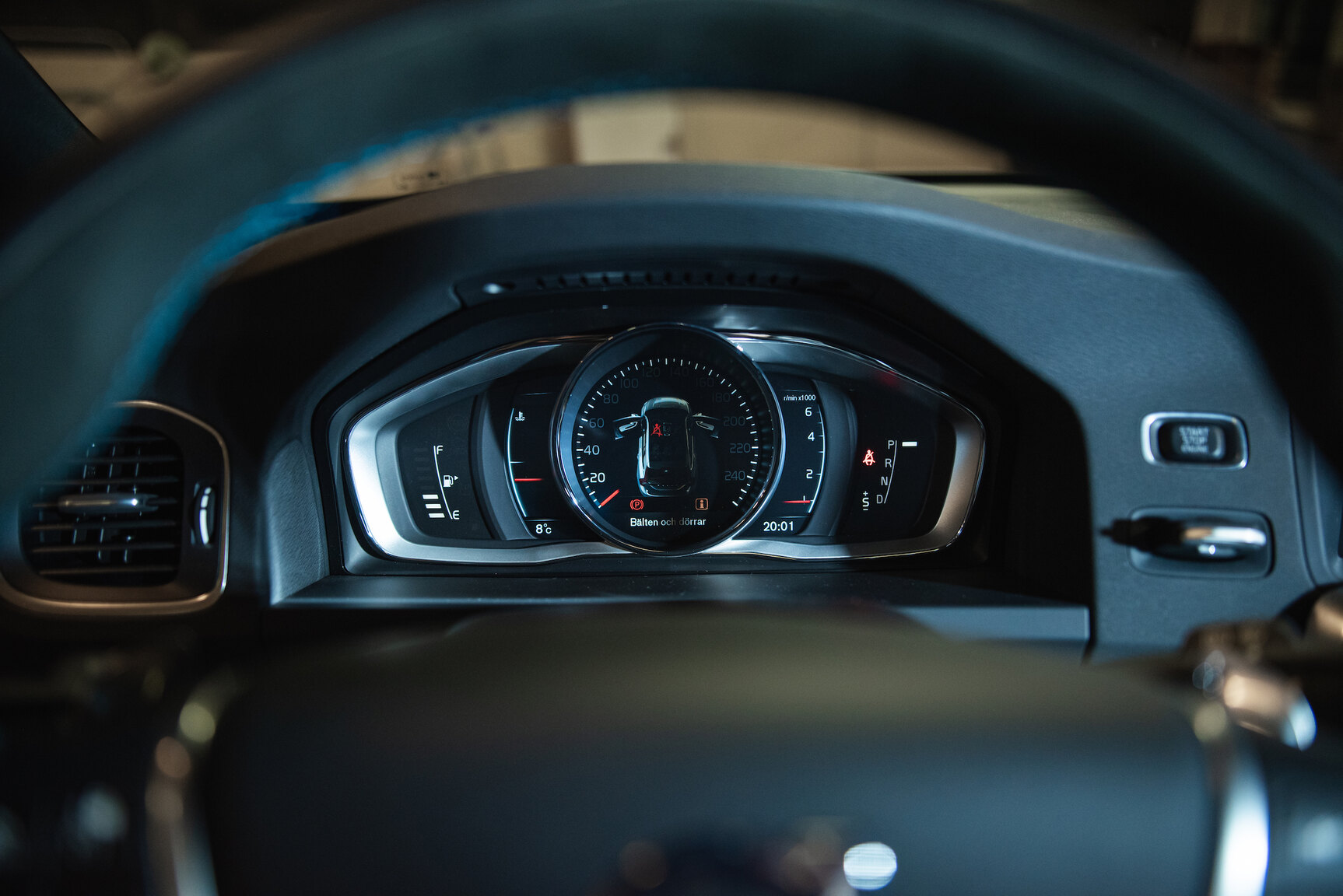 Interiörbild 2017 Volvo V60 Polestar T6 AWD