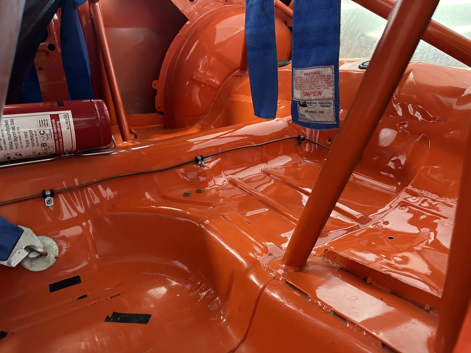 Interior image of 1969 Ford Mustang Fastback Boss Race Car