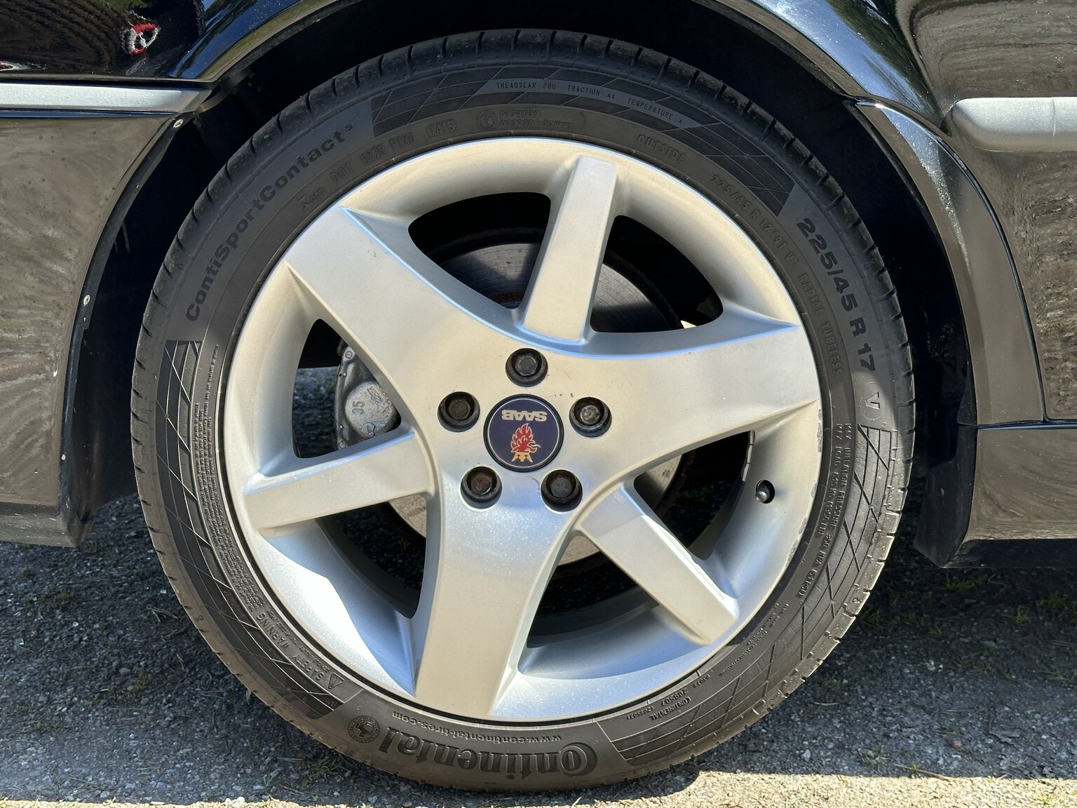 Exteriörbild på 2003 SAAB 9-3 Aero Turbo Cabriolet