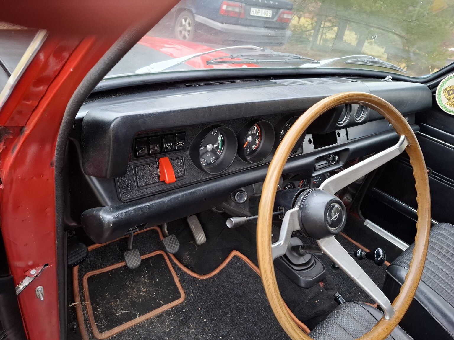 Innenraumfoto von 1969 Opel Kadett B rallye