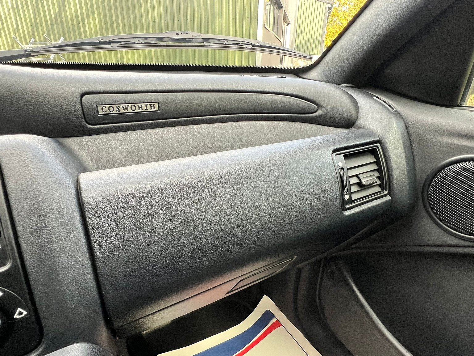 Interiörbild 1993 Ford Escort RS Cosworth "Big Turbo"