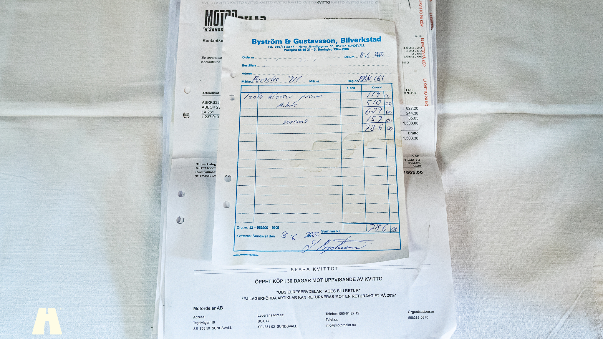 Documentation for 1976 Porsche 911 Targa