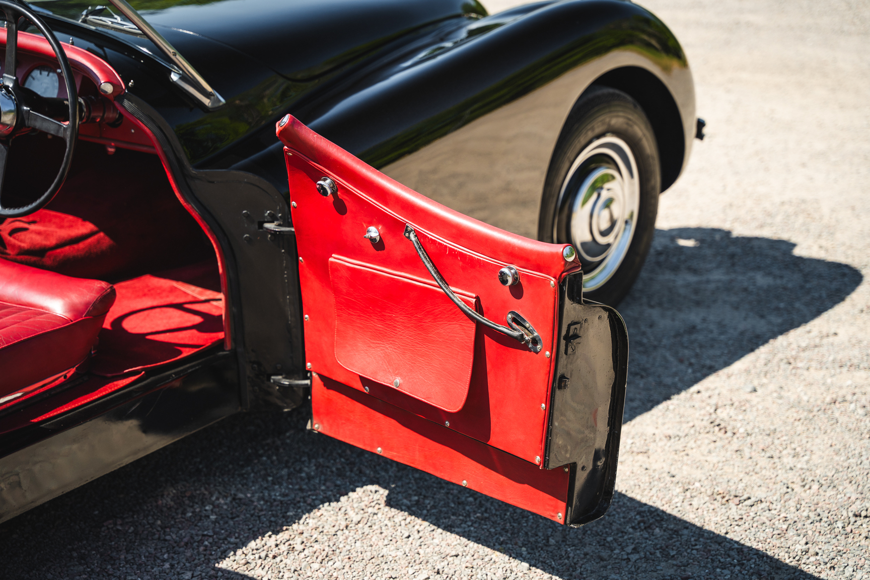 Interiörbild 1951 Jaguar XK 120