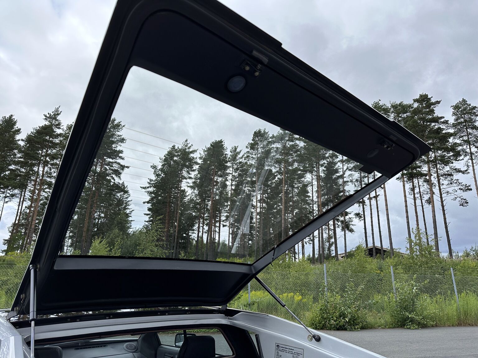 Interiörbild 1987 Lotus Esprit S3