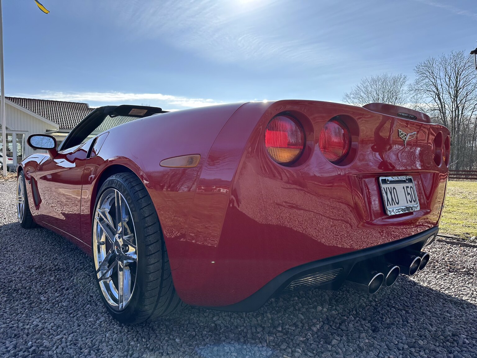 Exterior image of 2005 Corvette C6 Z51 Cabriolet