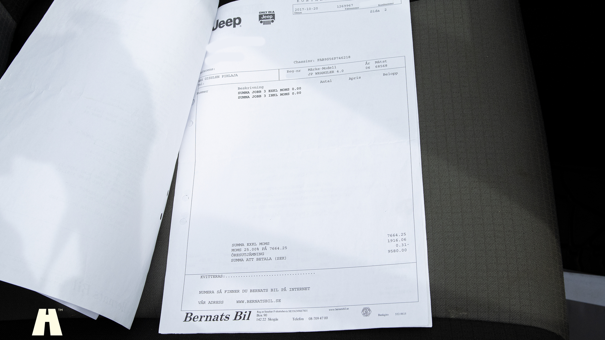 Dokumentation för 2006 Jeep Wrangler 4.0L Sahara 