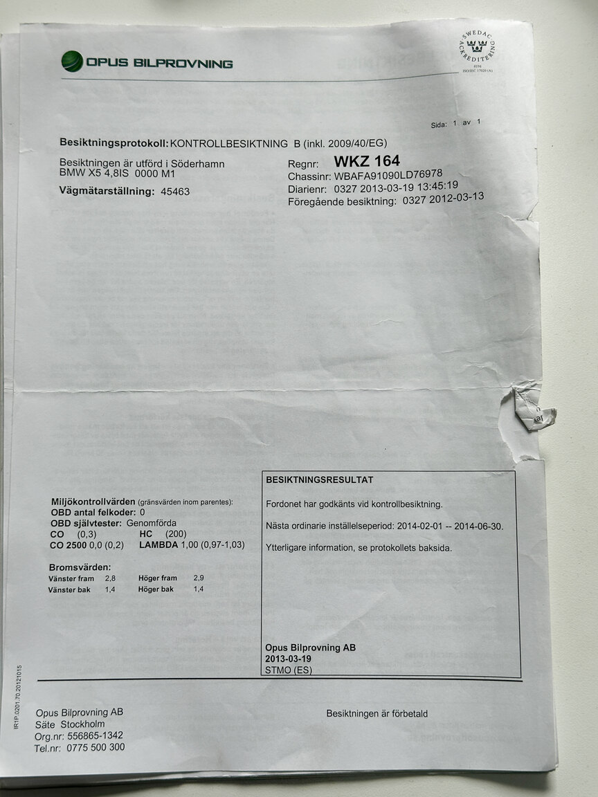 Documentation for 2005 BMW X5 4.8iS E53 LCI