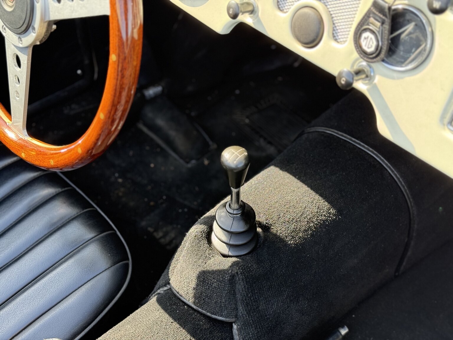 Interiörbild 1959 MG MGA 1500