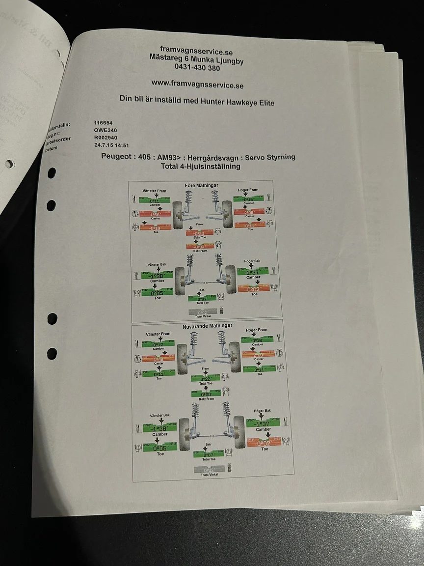 Documentation for 1991 Peugeot 405 Break SRI (19)