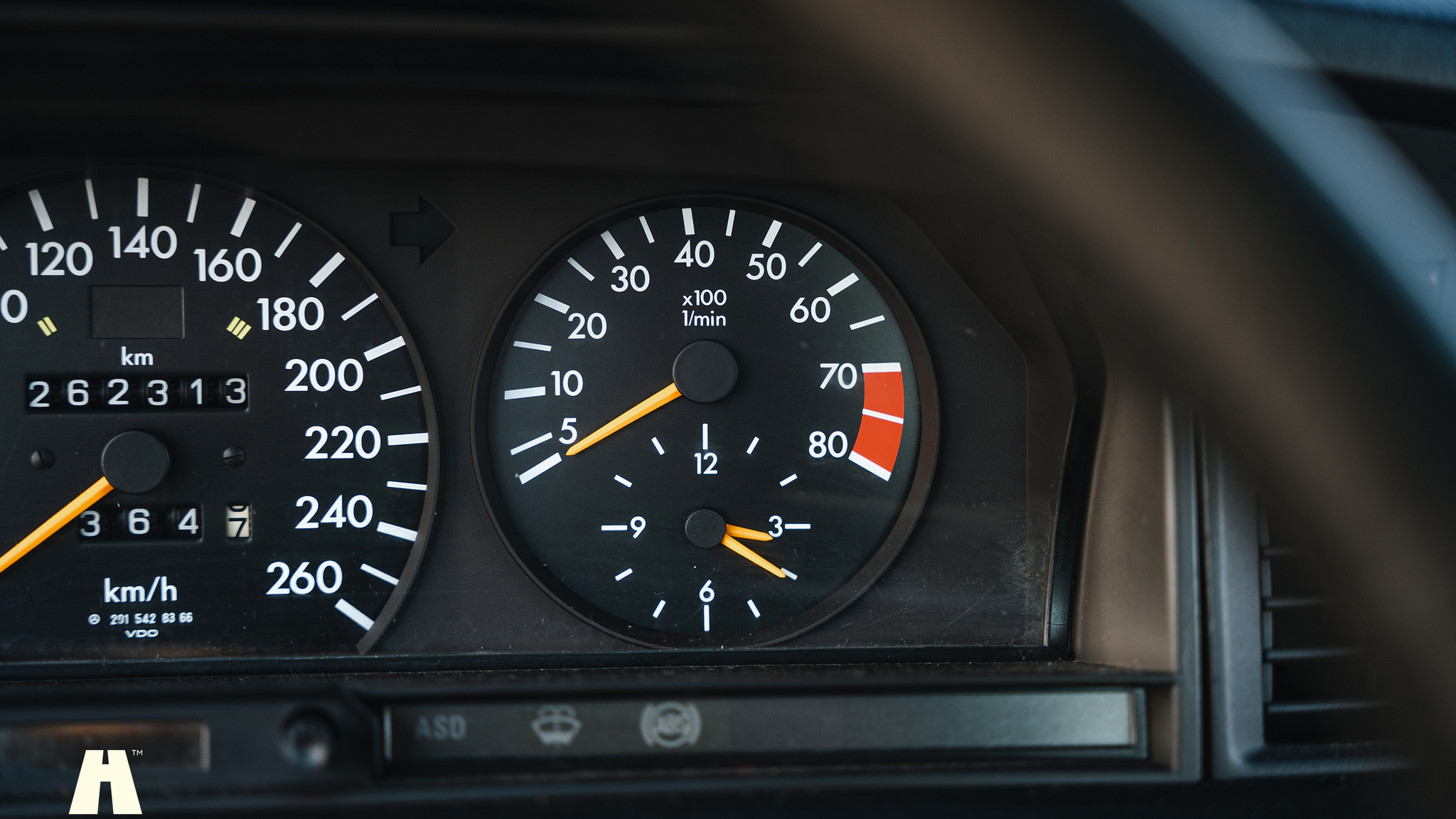 Interiörbild 1992 Mercedes-Benz 190E 2.5-16 Cosworth