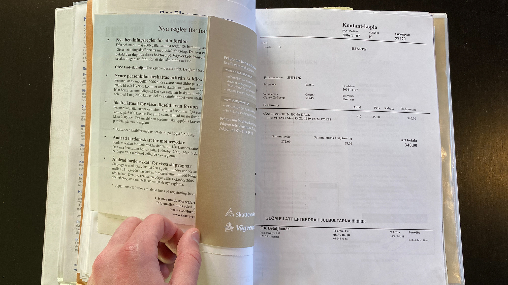 Dokumentation, 1988 Volvo 240 GL