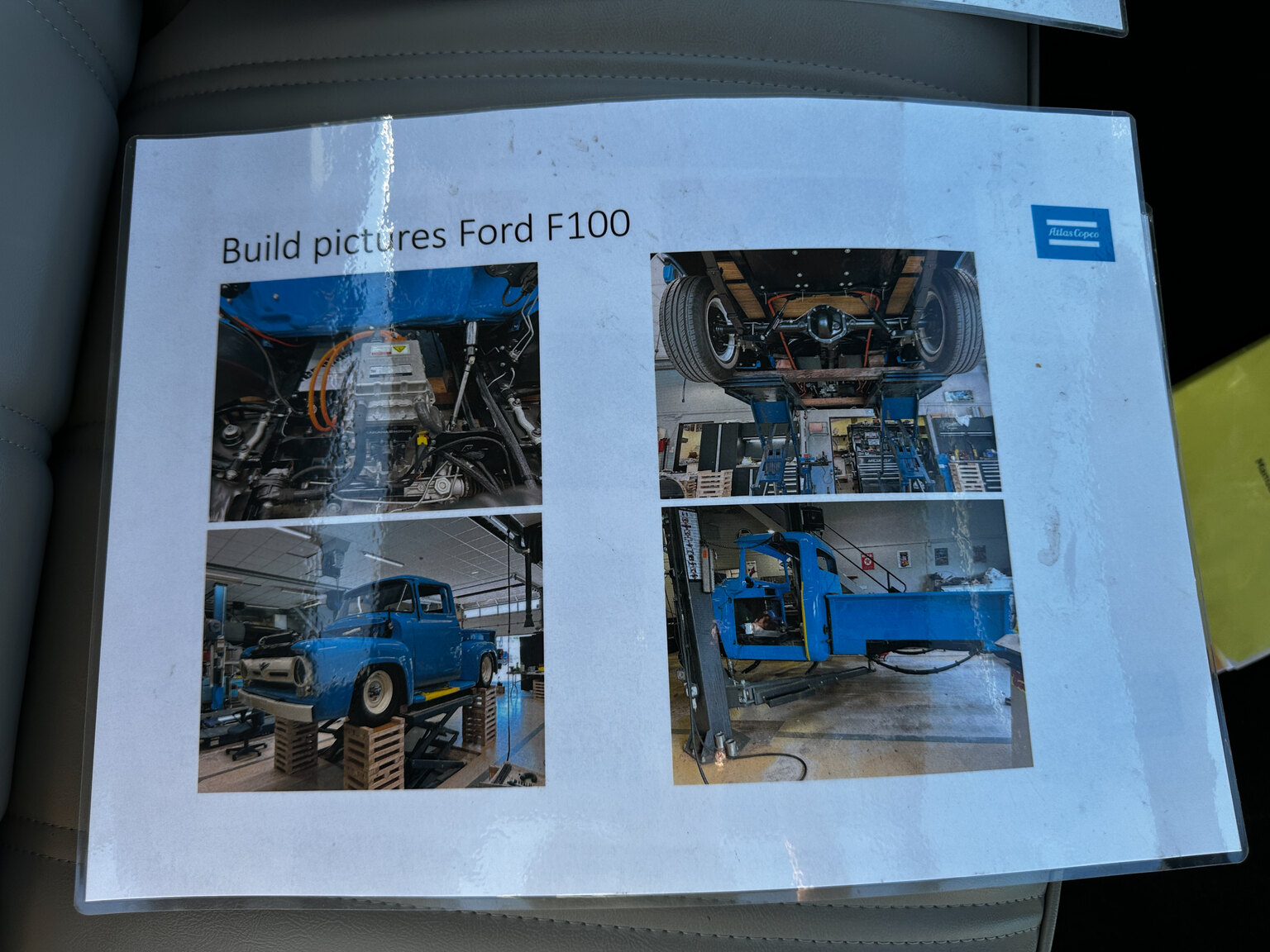 Dokumentation för 1956 FORD F100 Electric