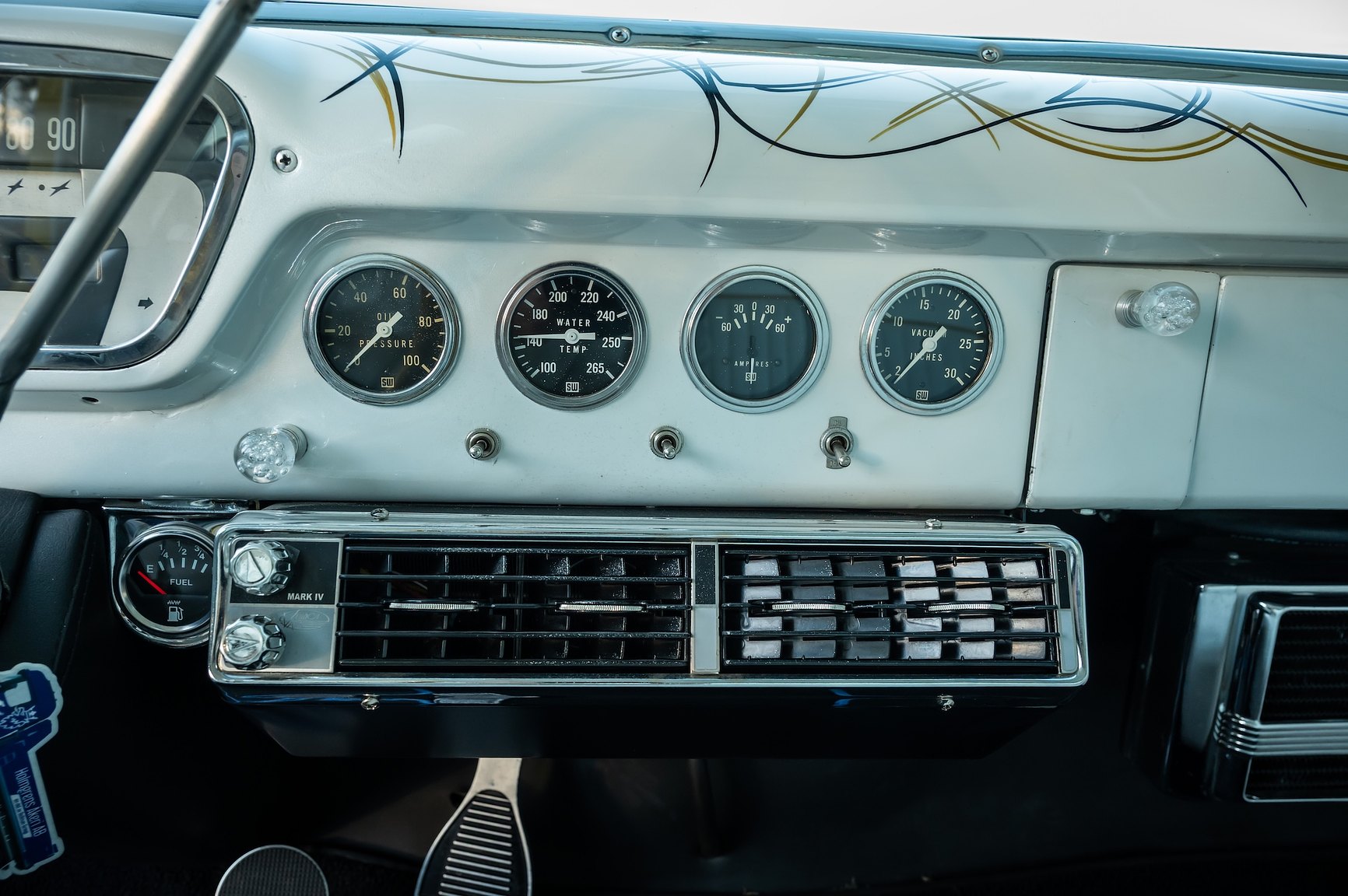 Interiörbild 1955 Ford F-100 Kustom