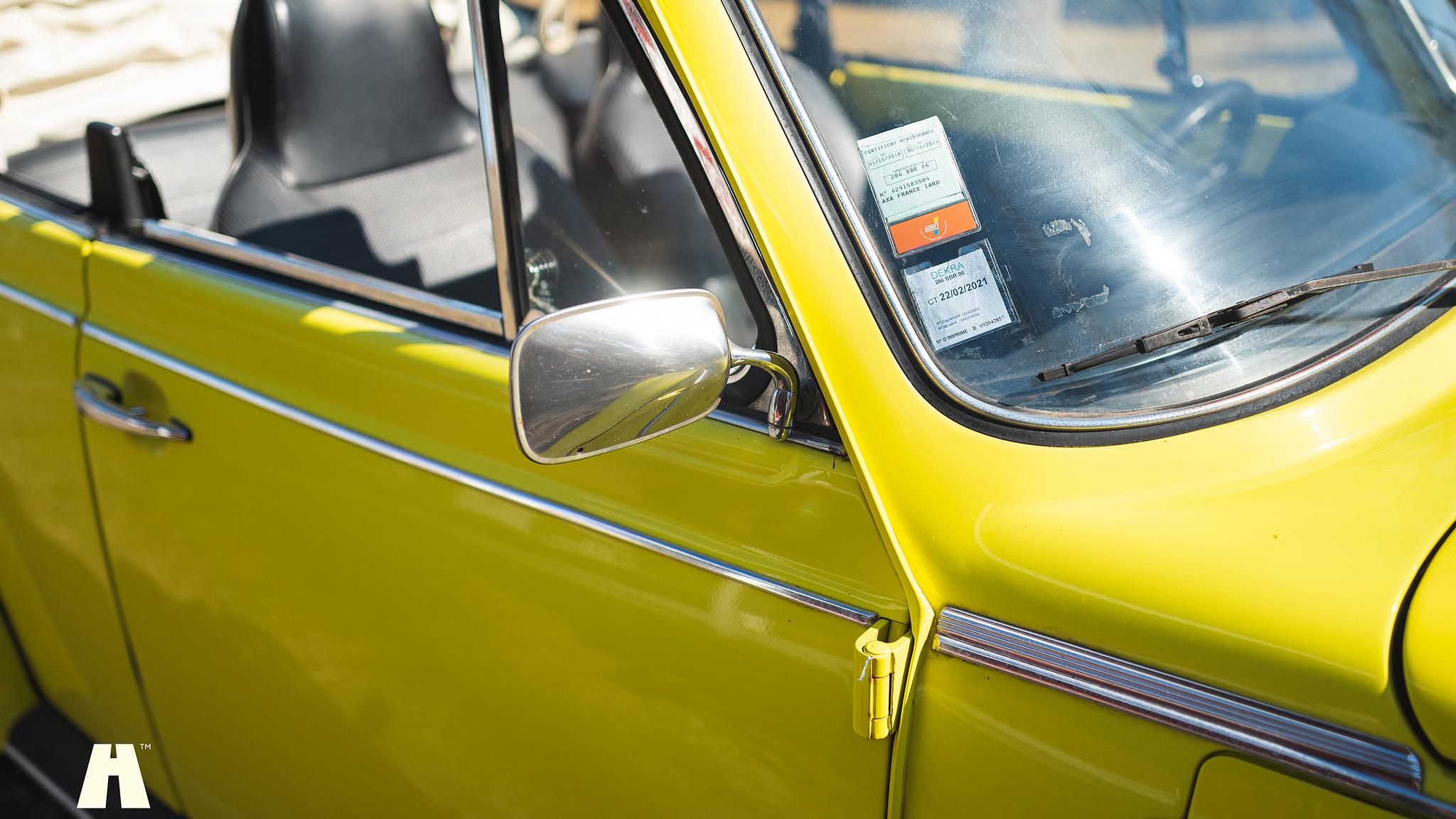 Aussenfoto 1974 Volkswagen Bubbla 1303LS Cabriolet Svensksåld 