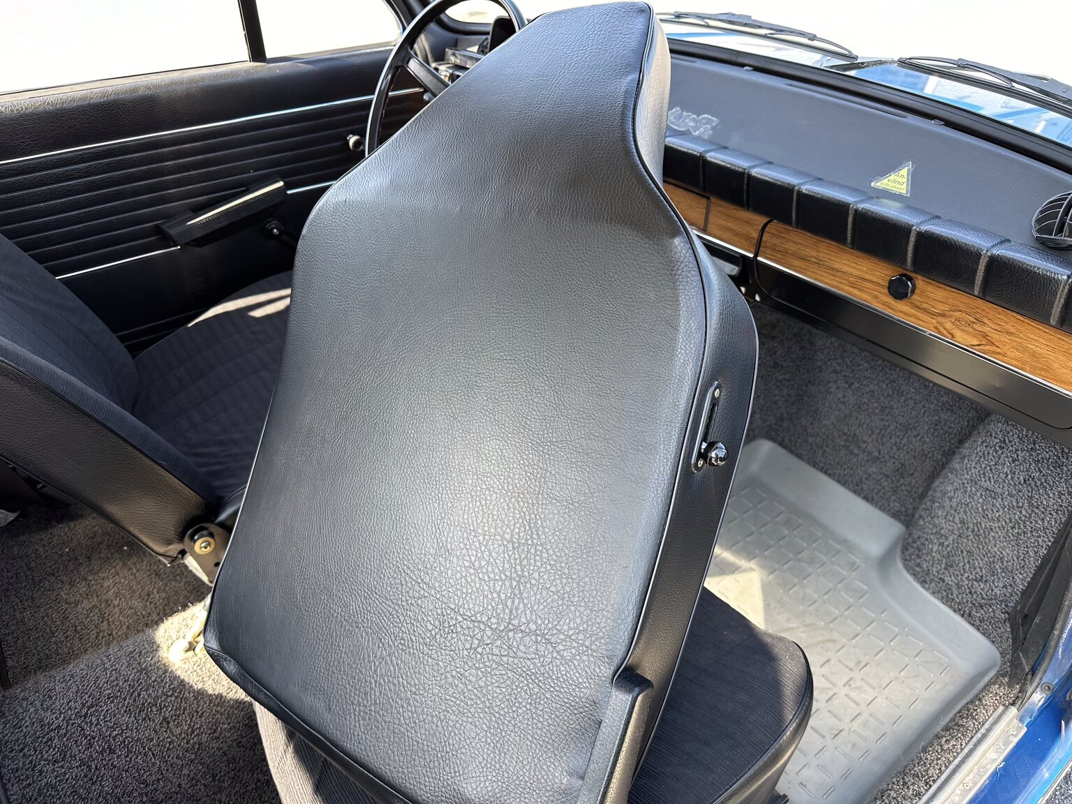 Interiörbild 1974 DAF 66 Sedan 1.1