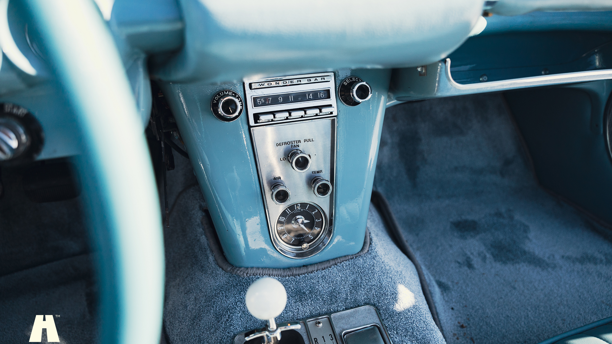 Interiörbild 1960 Chevrolet Corvette
