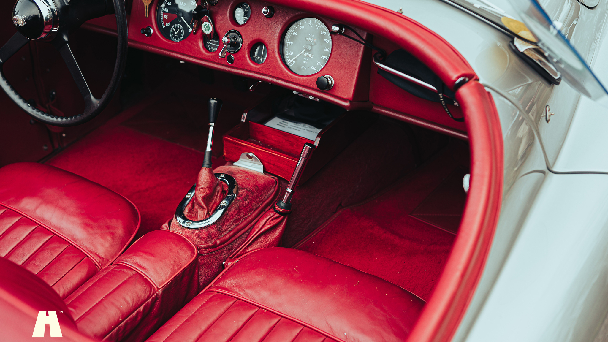 Interior image of 1951 Jaguar XK120