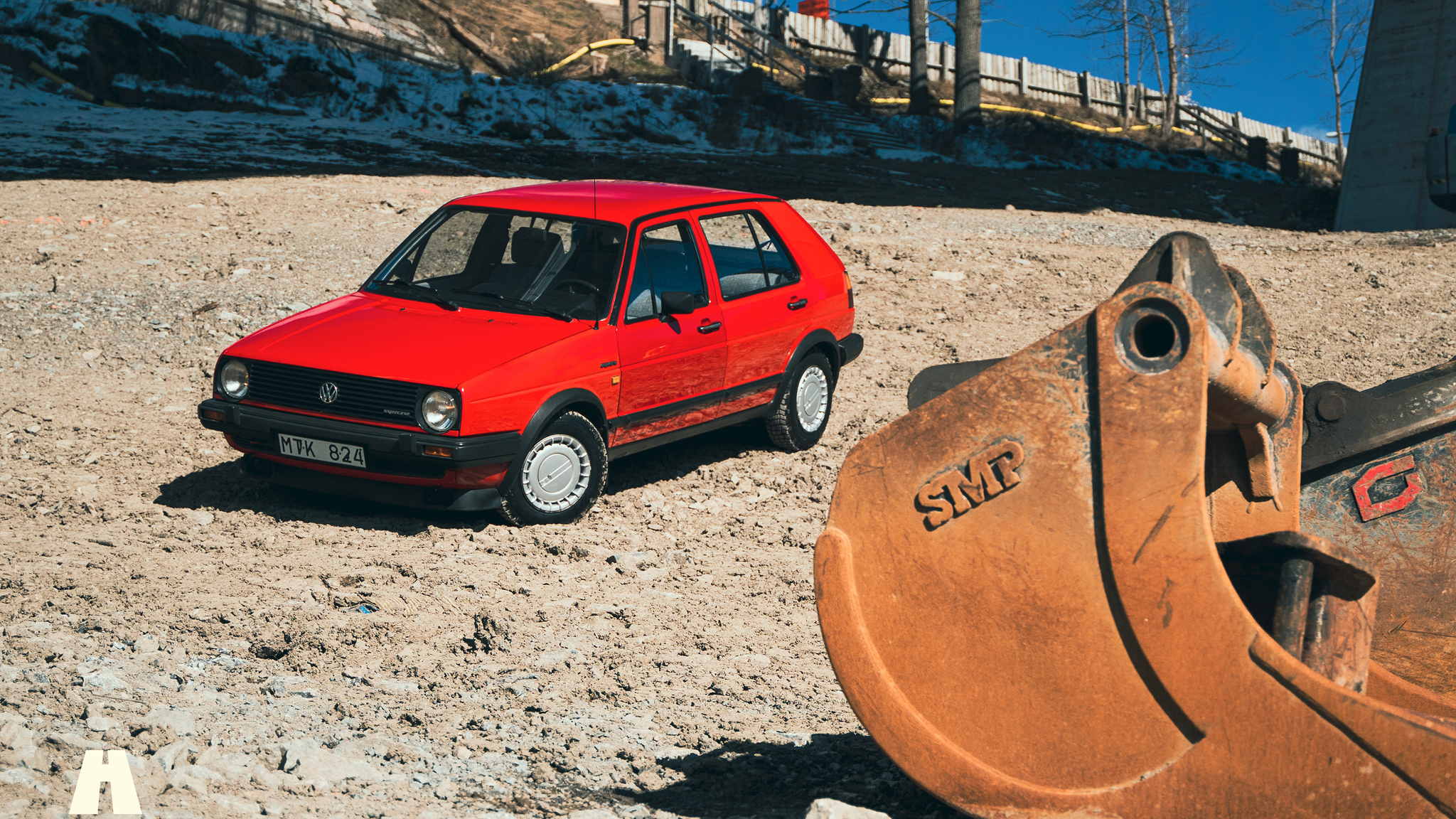 Exterior image of 1987 Volkswagen Golf CL Syncro