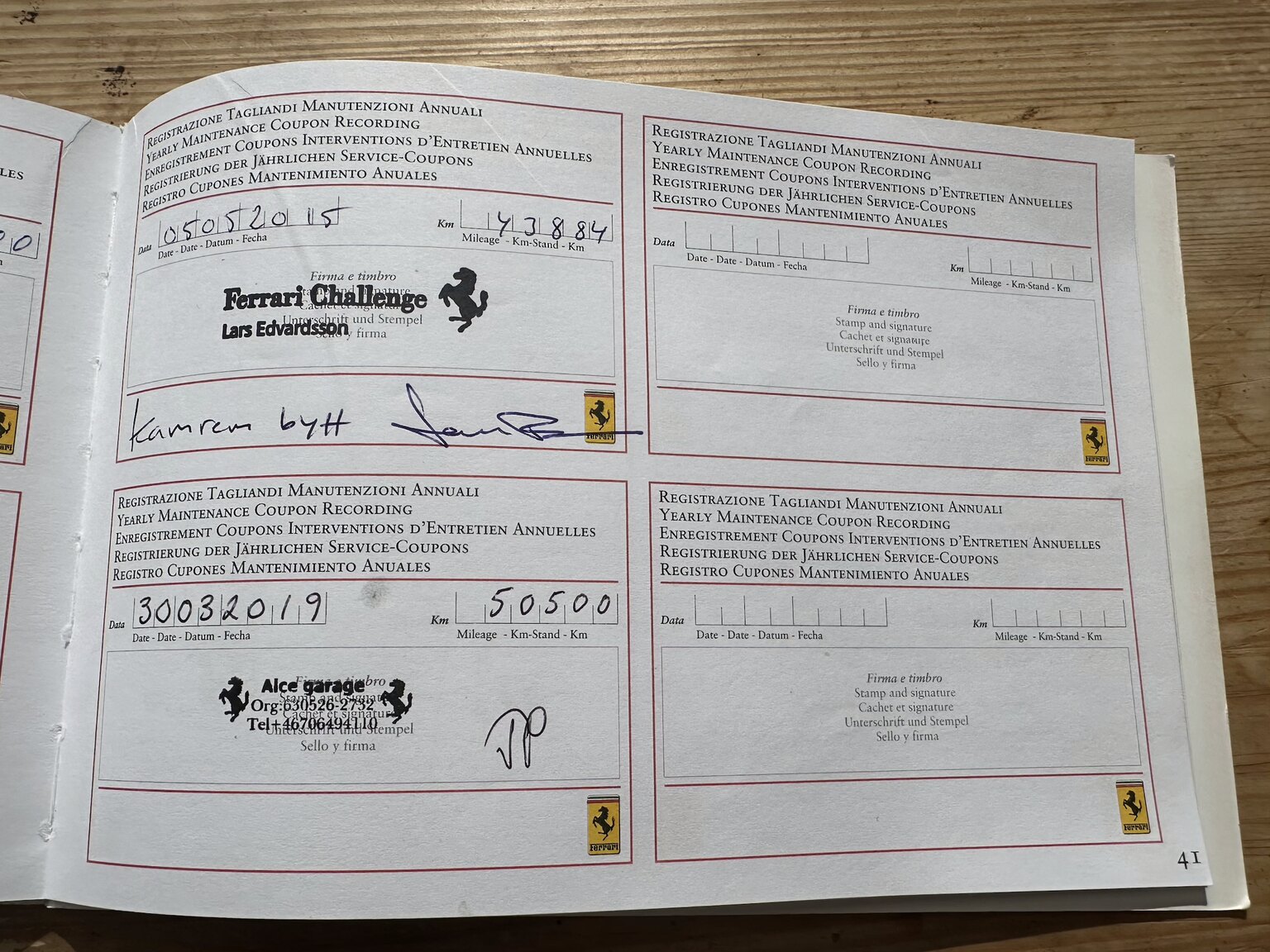 Documentation for 2001 Ferrari 360 Modena V8 Manual (19)