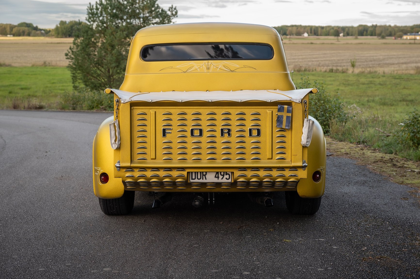 Exteriörbild på 1955 Ford F-100 Kustom
