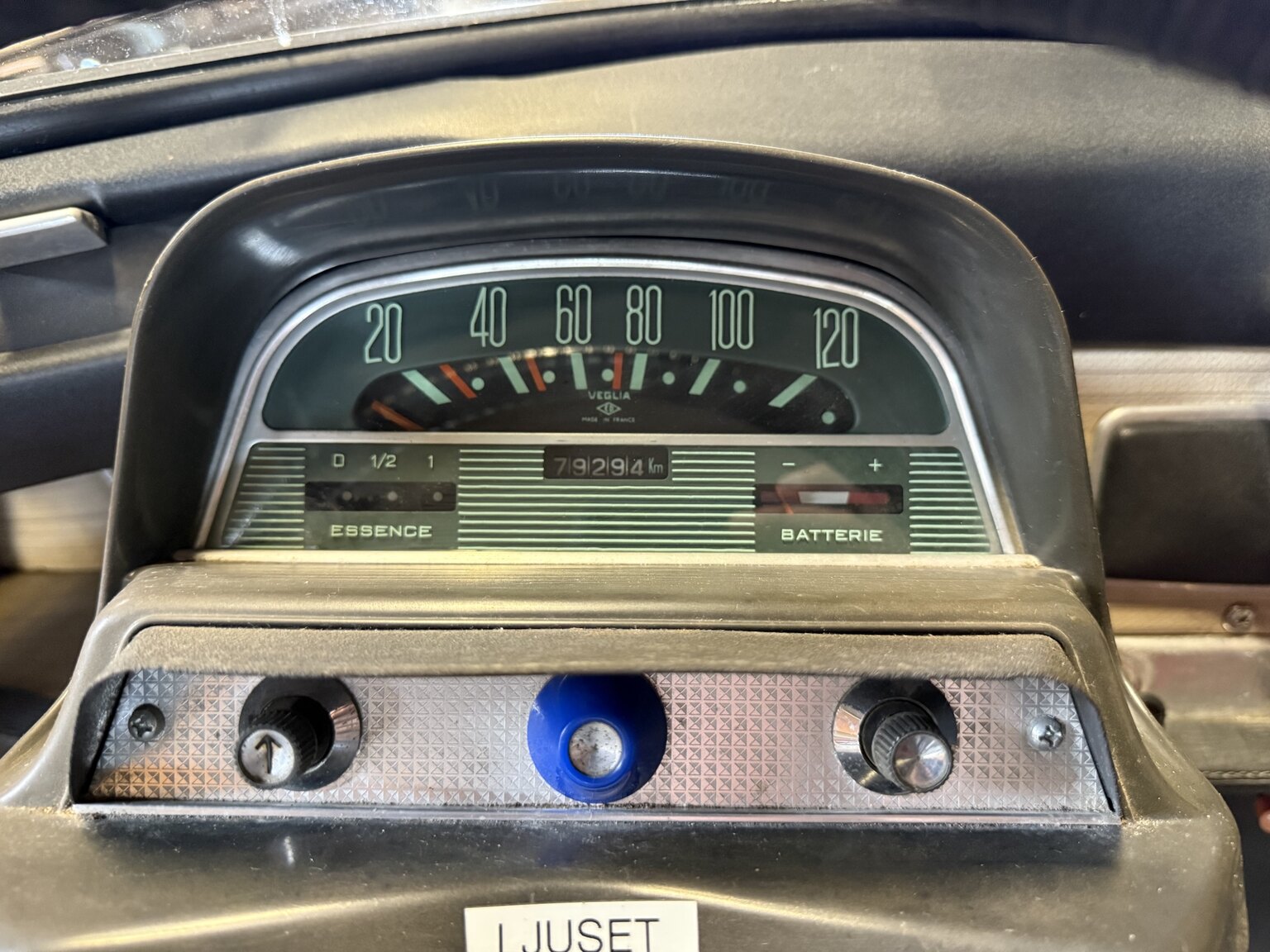 Interiörbild 1967 Citroën Ami 6 Weekend