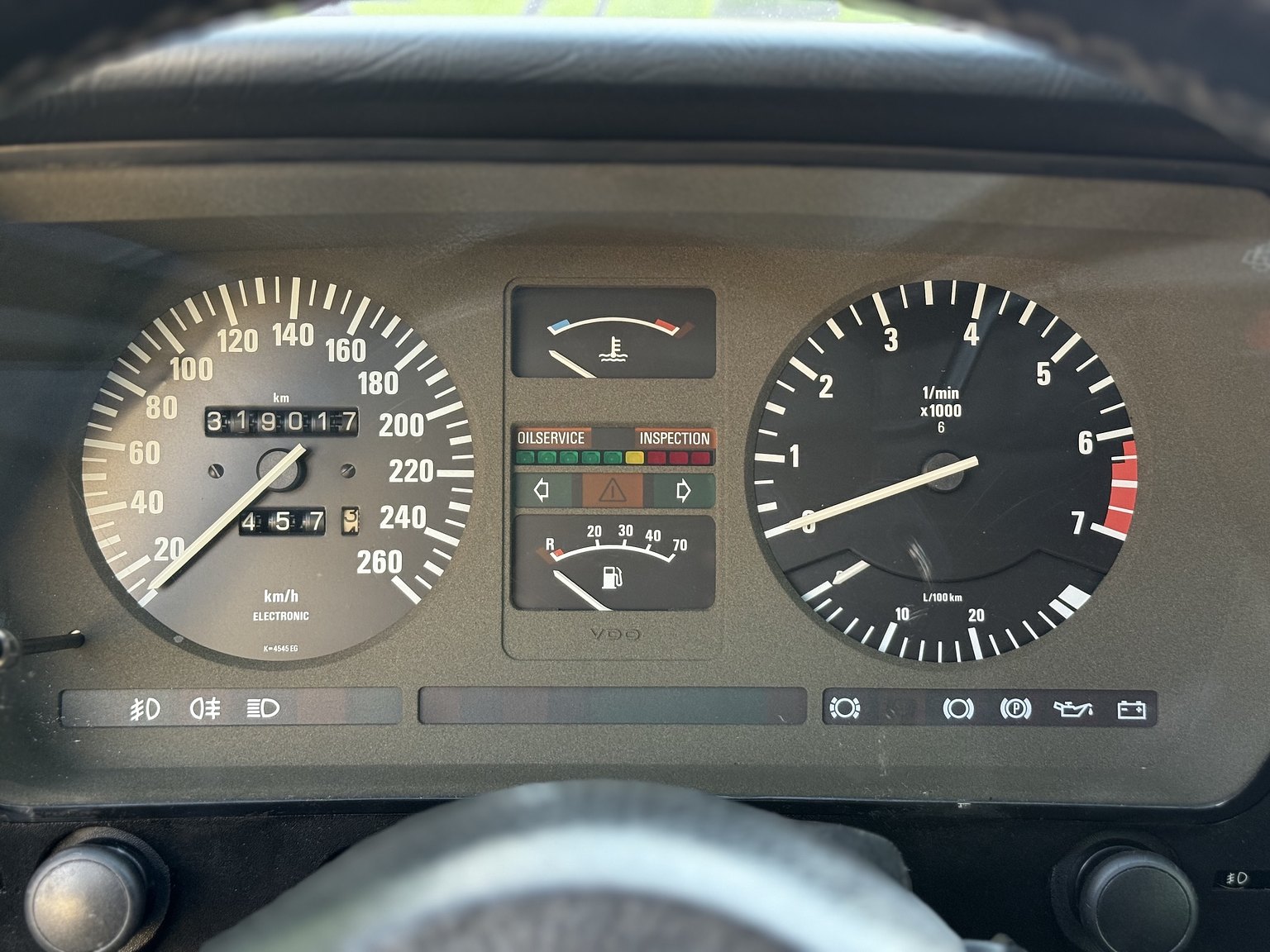 Interiörbild 1984 BMW 635CSi